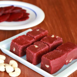Beetroot Mysore Pak