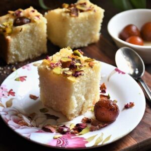 Gulab Jam Cake