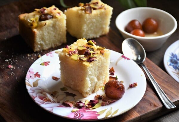 Gulab Jam Cake