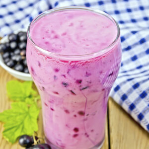 Blackcurrant Milk Shake